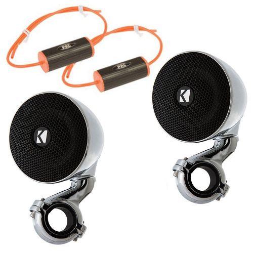 Kicker psm32 psm mountable 3&#034; 2-ohm speaker enclosures with bass blocker pair