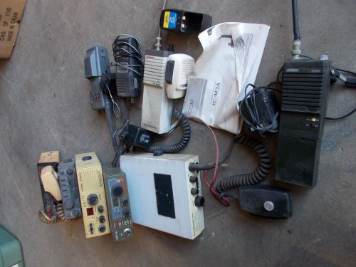 Vhf&#039;s, 9, marine radios, ray jefferson, uniden, apelco, icom, used + more,