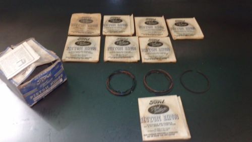 New nos oem ford piston ring set 81as-6149-h .040 oversize flathead v8 85 h.p.