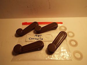 1987 toyota interior window cranks.set of 4.used.