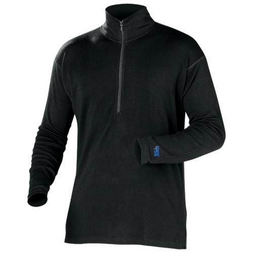 Castle x racewear 1/4 zip mens winter top layer black