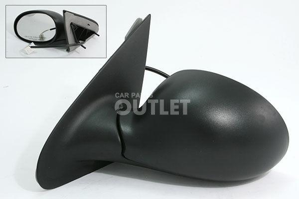 2002 02 dodge neon power side remote mirror manual foldable textured black left