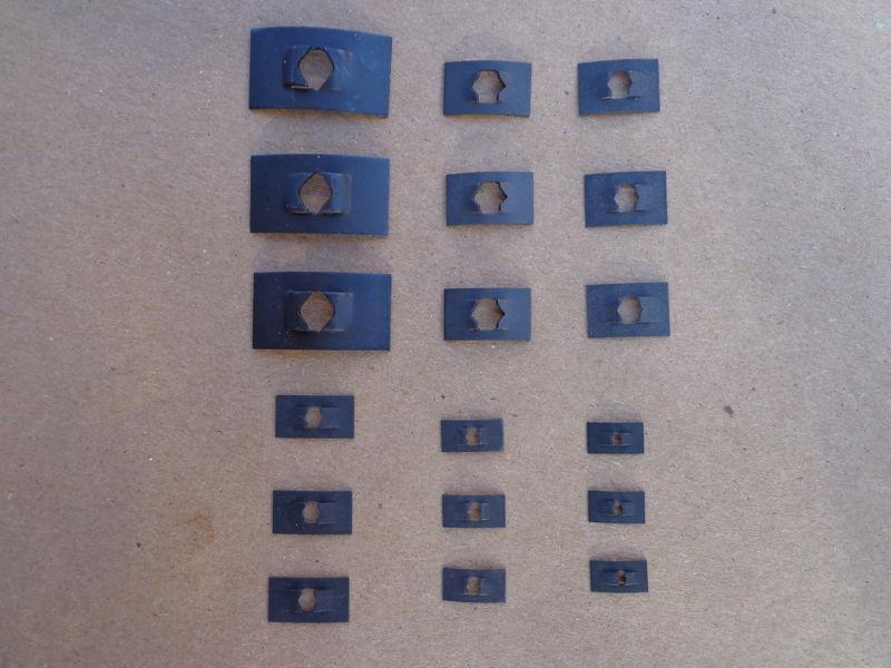 18 emblem retainers - for packard nash studebaker american motors corvair edsel