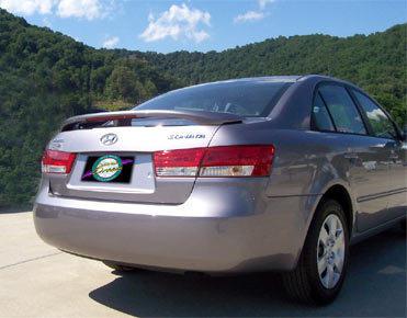 Painted custom style spoiler for a hyundai sonata  2006-2010