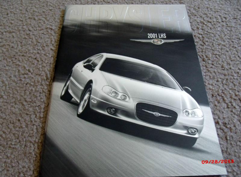 2001 chrysler lhs dealer sales brochure rare outstanding condition