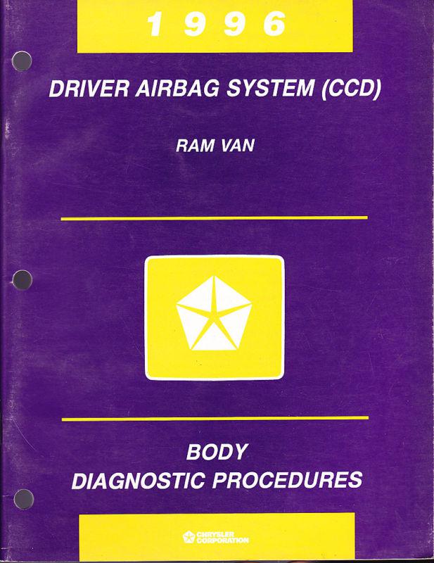 1996 ram van body service manual