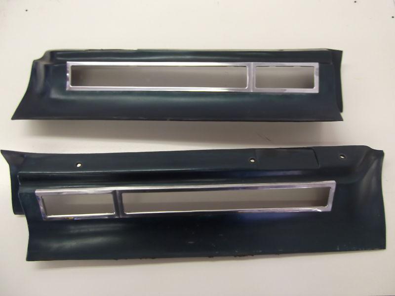 74 75 76 cadillac deville fleetwood rear tail light bezel filler panel pair  