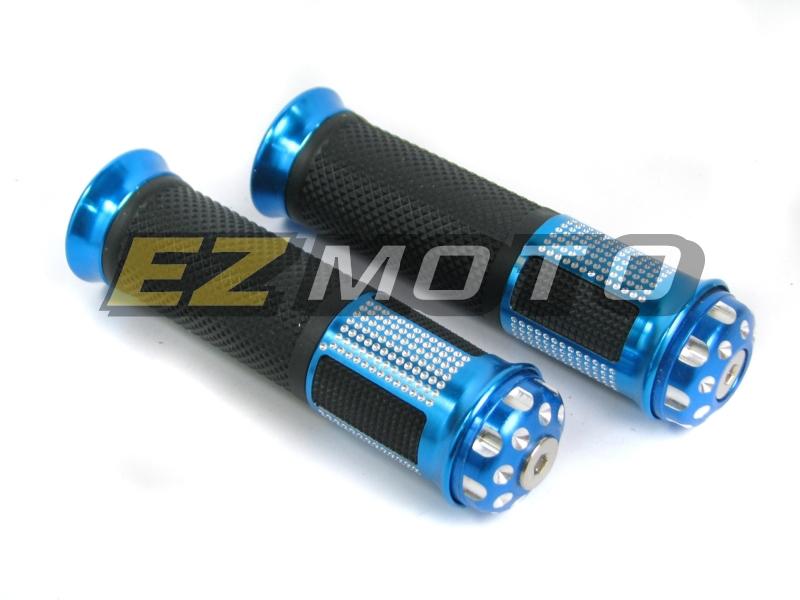 Universal hand grips for 22mm handlebar fazer fz1 fz6 fz8 600 1000 r125 blue