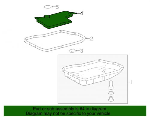 Genuine toyota transmission filter 35330-48020