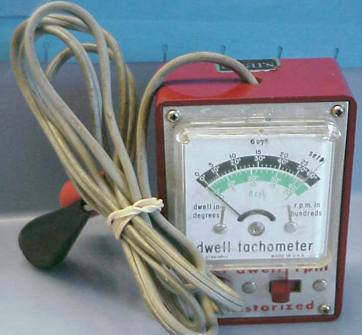 Vintage sears dwell tachometer,transistorized