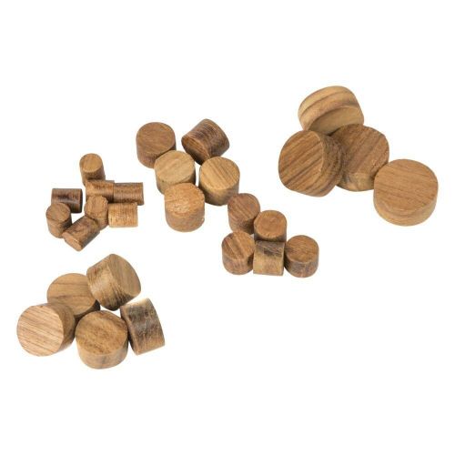 Whitecap 60153-20 - 5/8&#034; l teak plug, 20 pieces