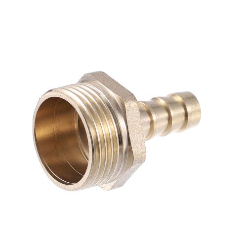 2 pcs 10mm 3/4&#034; bsp male thread brass hose socket compression fittings