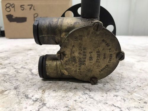 89 volvo penta 5.7 l 350 v8 aq271c gm boat engine sea water pump