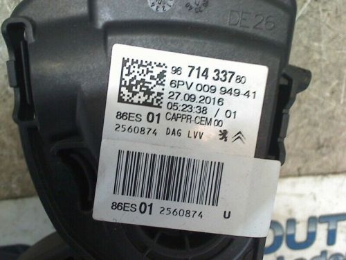 2016 peugeot 208 i (ca/cc/ck/cl) electric gas pedal 9671433780-