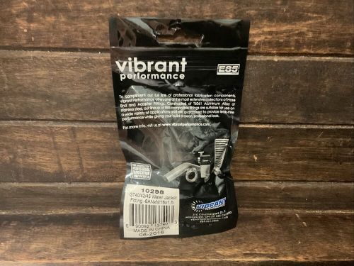 Vibrant 10298 water jacket adapter fitting, -6an x m18 x 1.5 gt40/42/45