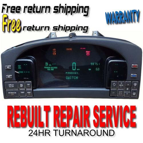 1996 96  repair service cadillac deville speedometer instrument gauge cluster