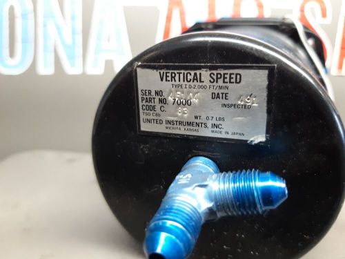 United Instruments Vertical Speed Indicator P/N: 7000 Type I 0-2,000 FT/MIN, US $125.00, image 4