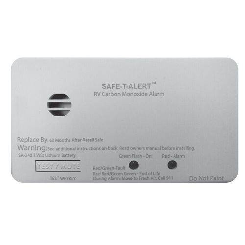 Safe-t-alert sa-340 white rv battery powered co2 detector - rectangle