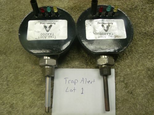 Armstrong trap alert model ta4200 lot of 2, new and used ta 4200 ta-4200