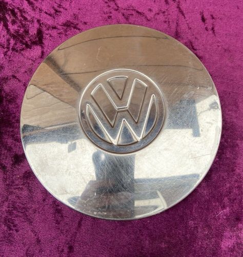 Vintage set of 4 orginial volkswagen 6 inch hubcaps -  center hub cap