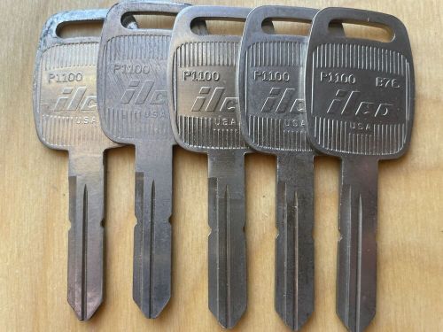 Saturn b76 / p1100 key blanks. lot of five(5) blank ilco usa keys