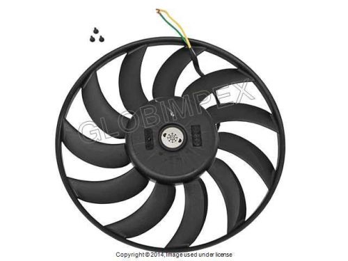 Audi a4 (02-06) auxiliary fan left 320 w / 400 mm oem new + 1 year warranty