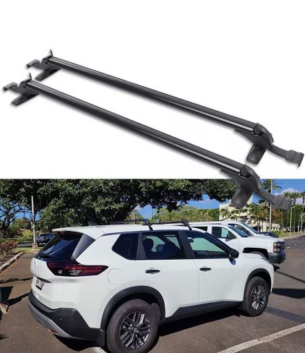 For nissan rogue 2008-2023 43&#034; roof rack cross bars cargo kayak bike carrier