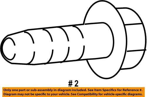 Jeep chrysler oem 17-18 compass steering-column assembly bolt 6512161aa