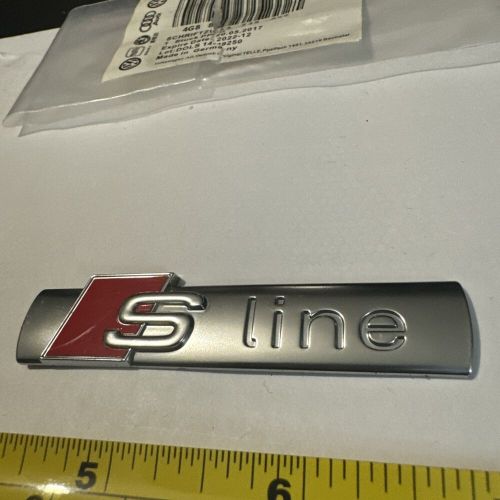 Genuine brand new audi s line wing badge decal logo 8n0853601a