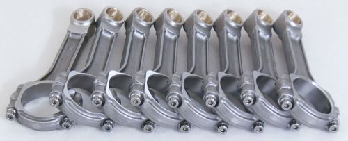 Eagle l/w 5140 forged i-beam rods 6.250 for chevy sbc