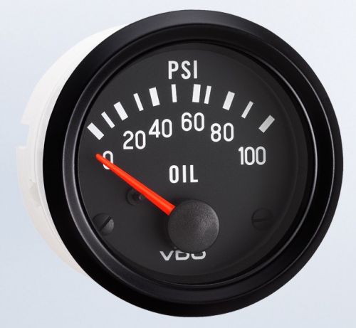 Vdo 350-065 cockpit series 100psi oil pressure gauge  last one... hurry!!!