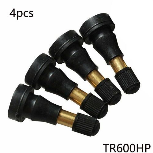 4x car truck parts tr600hp high-pressure snap-in brass tubeless tire valve stem