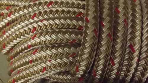 New 5/8&#034; x 62&#039; double braid nylon rope, anchor line, dock line, boat rope