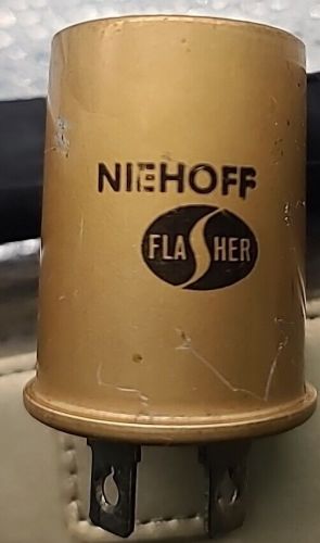 Flasher lamps niehoff 536 12v  1-6  heavy  duty vintage  no box