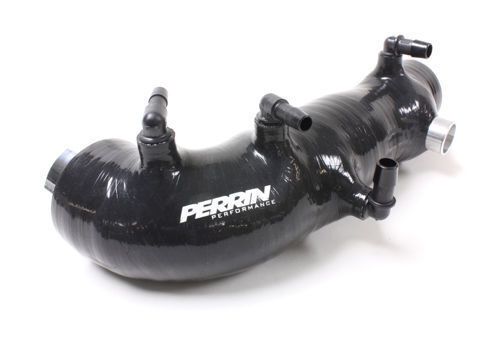 Perrin 02-07 wrx / 04-08+ sti black 3 inch inlet turbo inlet