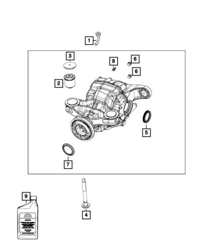 Genuine mopar axle vent 68084188ab