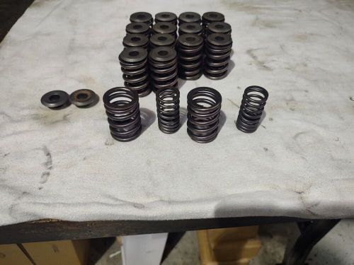 Duel valve springs and retainers