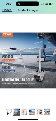 Brand new vevor motorized trailer jack wheel 350w electric mover dolly 5000lbs