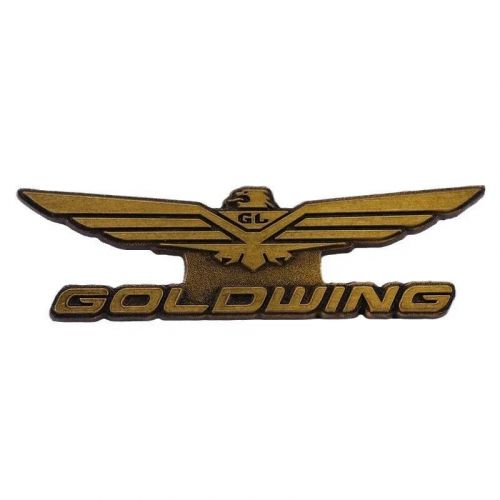 Goldwing motorcycle honda pin badge..gold coloured metal alloy