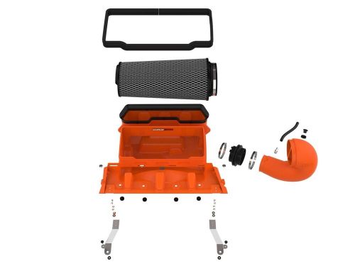 Afe magnum force stage2 orange ed cold air kit for 21-23 ram 1500 trx v8 6.2l sc