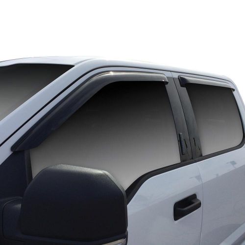 Westin 72-37444 side window deflector fits f-150 supercrew 2015-2019; f-250/350