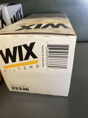 Wix secondary fuel filter 33336