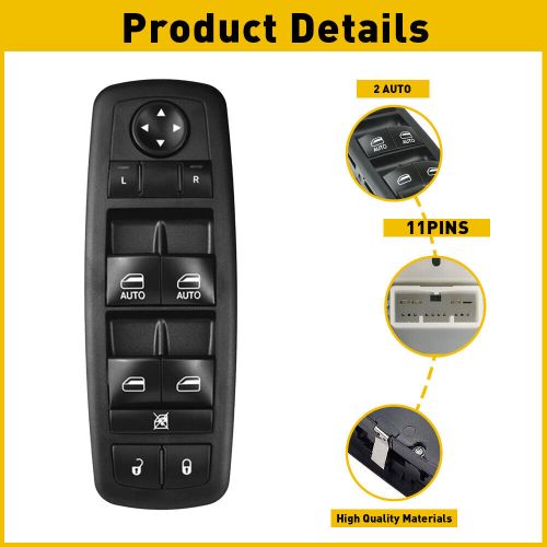 Master power window door switch for 2011-2015 jeep grand cherokee 68030823ae new