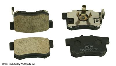 Beck arnley 089-1733 brake pad or shoe, rear-disc brake pad