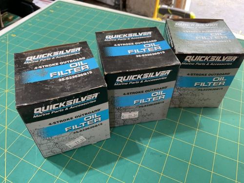 3 mercury-mercruiser quicksilver  oil filter #35-82262q15