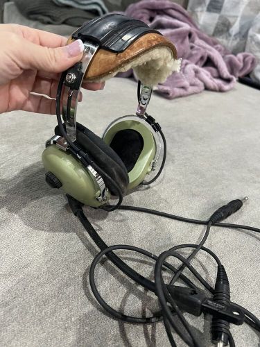 David clark aviation headsets vintage