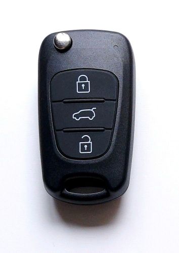 Key cover for hyundai i10 i20 ix20 i30 ix30 ix35 3 button case flip remote fob 1