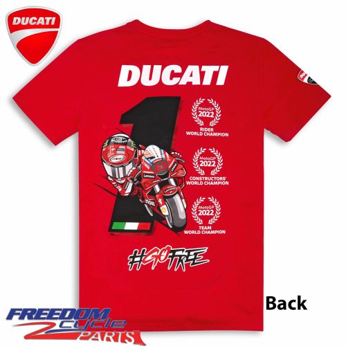 New ducati corse t-shirt motogp world champion pecco bagnaia 98770914