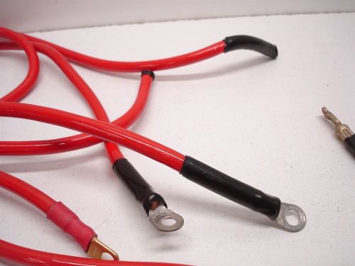 15 total nascar #4 gauge red battery cable / solenoid wire wiring quickcar 4 awg