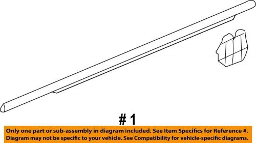 Honda oem cr-v-door window sweep-belt molding weatherstrip right 72410swaa02